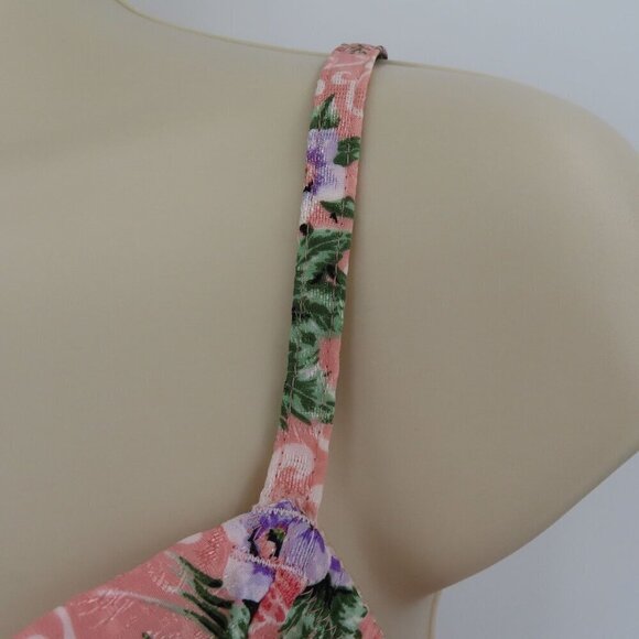 Victorias Secret Gold Label 36C 695 Pink Purple Flower Floral Underwire Bra VTG - Picture 5 of 14
